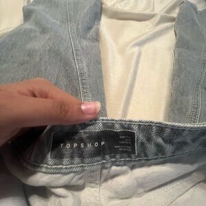 Topshop Washed Blue Denim jeans